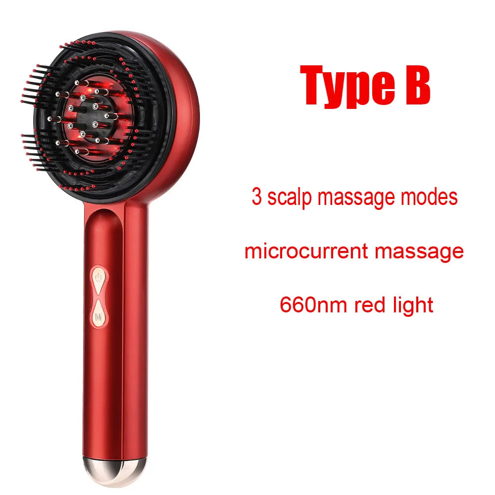 Electric Head Scalp Massage Comb