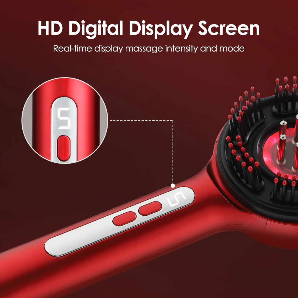 Electric Head Scalp Massage Comb