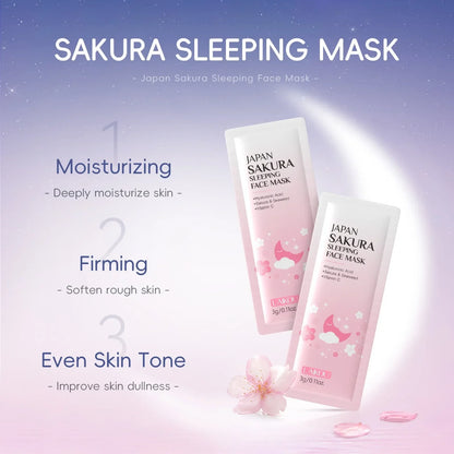 24pcs Sakura Skin Care Set Eye & Lip Masks Serum