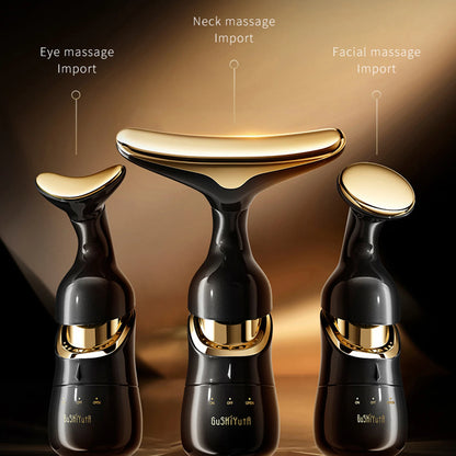 3 Heads Skin Care Facial Firming Massager