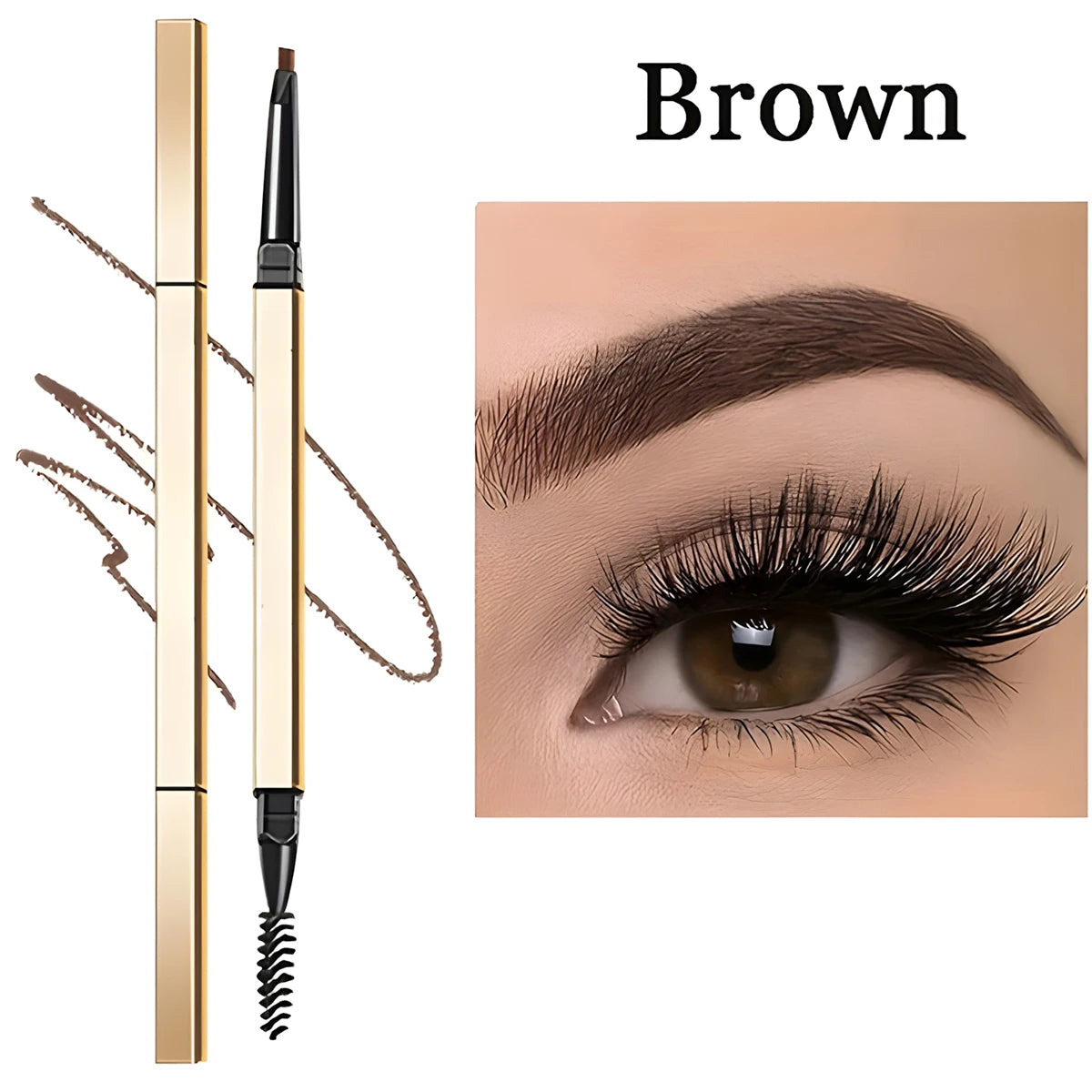 Double headed eyebrow pencil