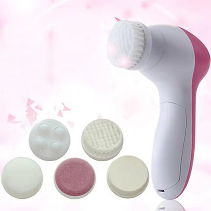 Electric 5 IN 1 Electric Facial Cleaner Brush