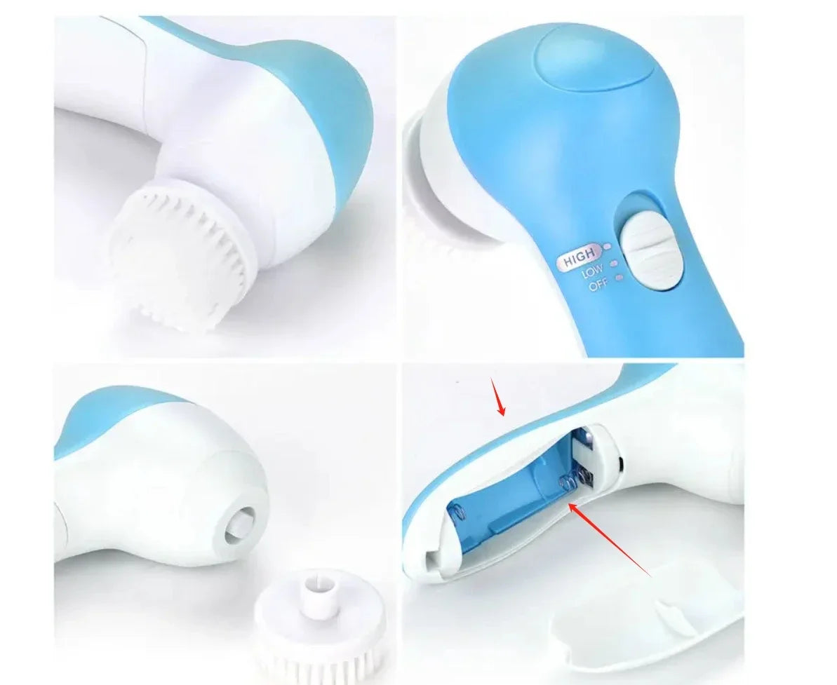 Electric 5 IN 1 Electric Facial Cleaner Brush